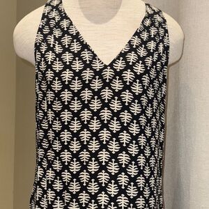 Black and White Patterned Mini Dress